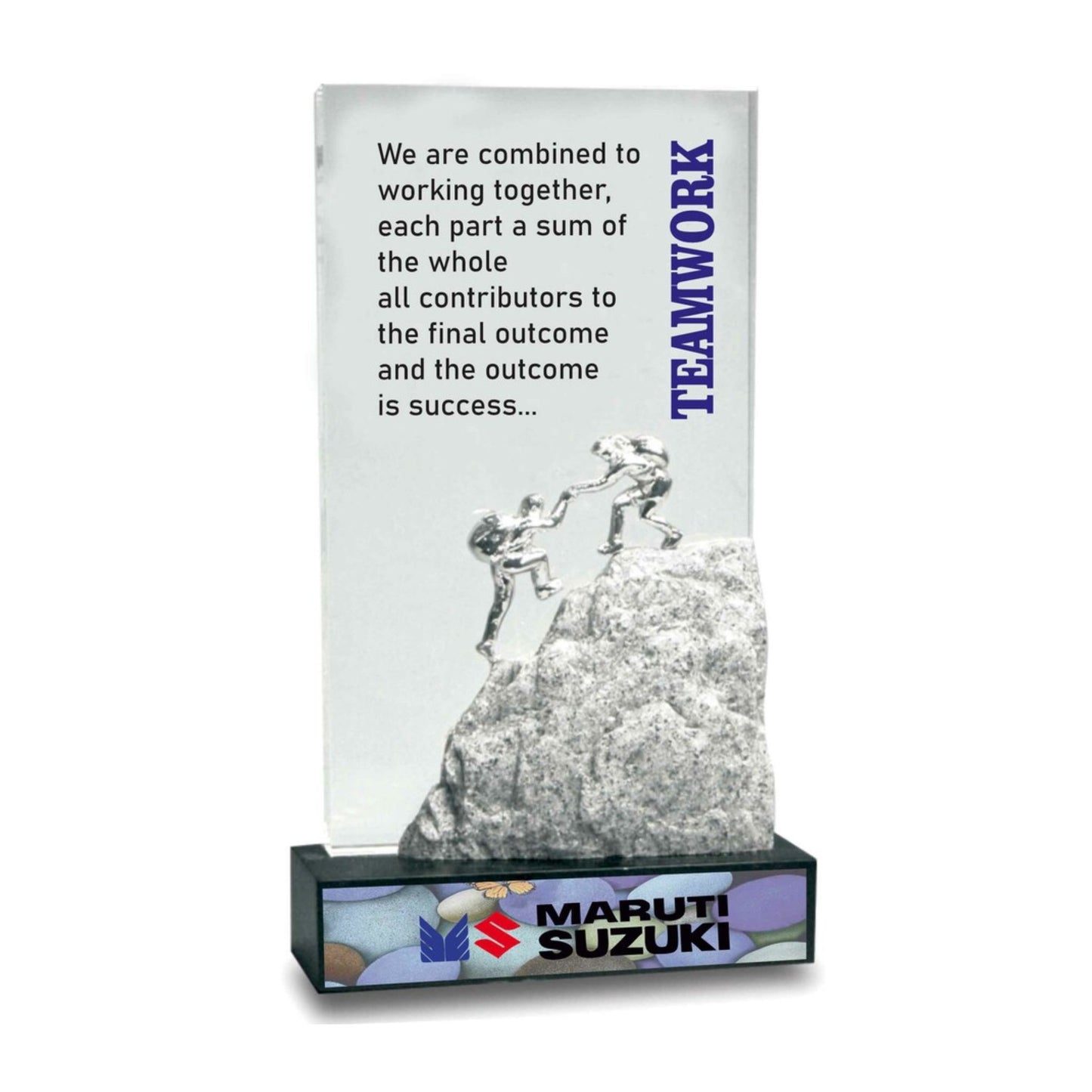 A Helping Hand Atop A Rugged Climb