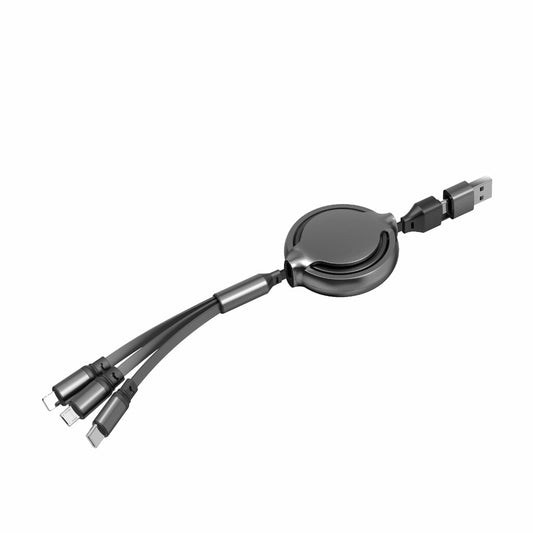Yoyo Pro 3-in-1 Charging Retracting Cable