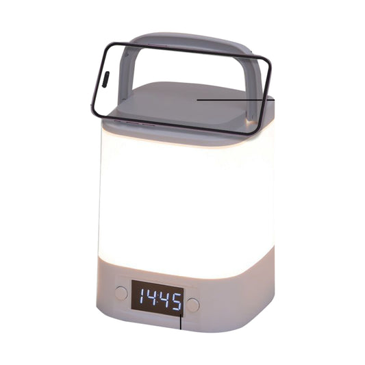 Gleam Desk Lamp with Clock & Remote