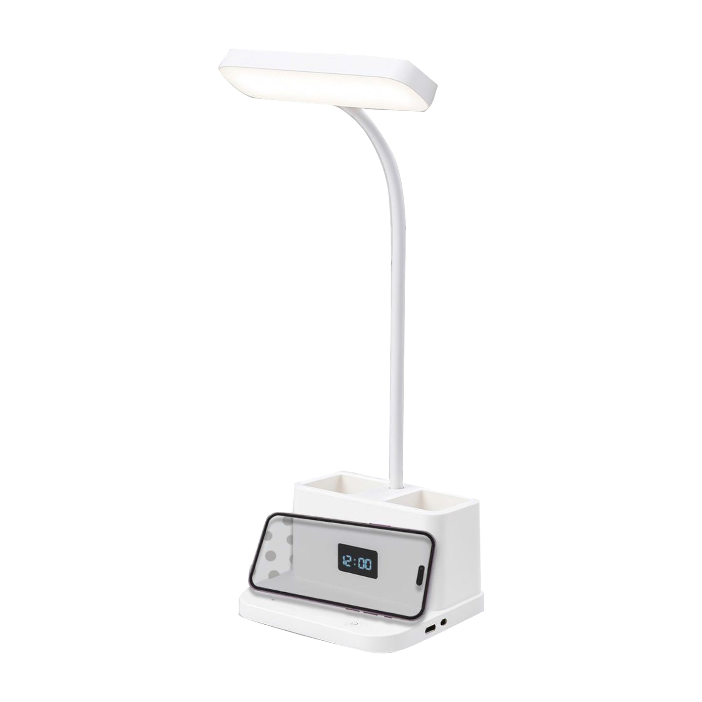 Ray Desk Lamp | Digital Clock | Pen Stand | Mobile Stand