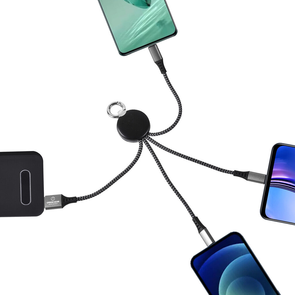Glowchrg 3-in-1 Charging Cable with Glow Lite
