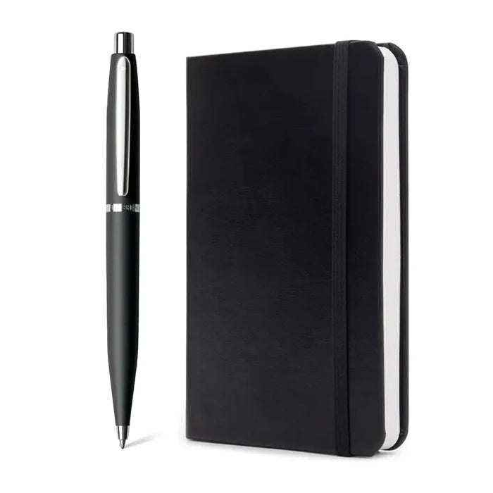 Sheaffer® Giftset VFM 9405 Black Ballpoint Pen and Medium Notebook Black Hangsell