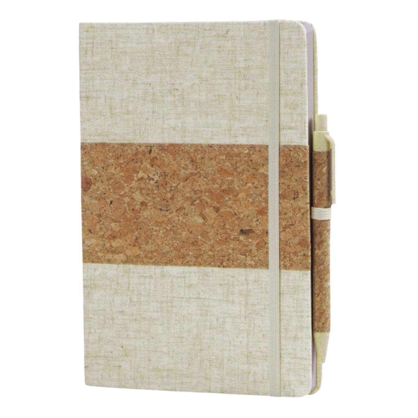 Cork fabric notebook with Cork Pen