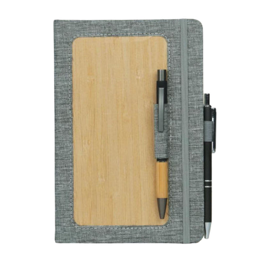 Bamboo notebook with recycled RPET