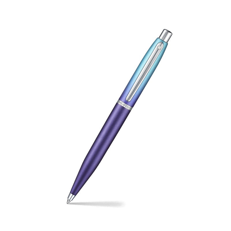 9430 Sheaffer VFM Expressions Ballpen, Pearl Blue-Violet, Chrome
