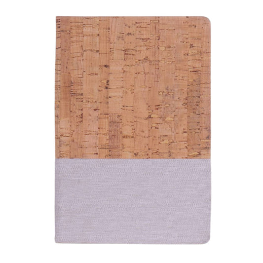 Wide Cork with Fabric Notebook