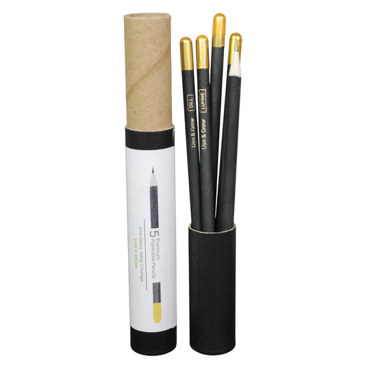 Black Gold Pencil Set (5pc set)