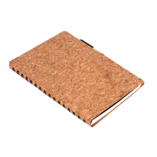 Cork Wiro notebook with Document Holder, Sticky pads and Cork Pen