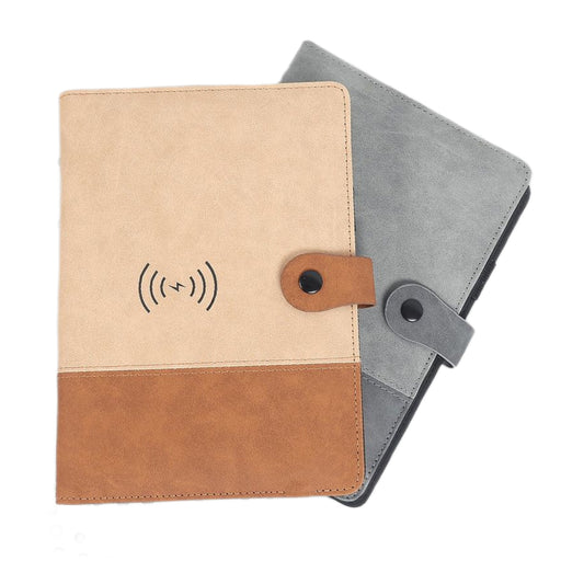 Nimble 8000 mAh Power Bank Notebook with Wireless Charger (15W)