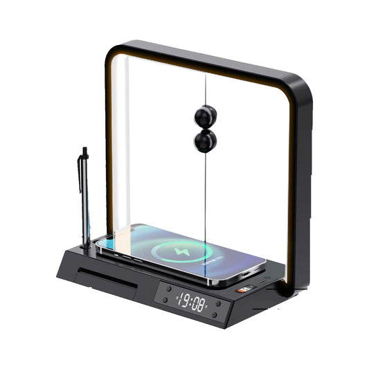 Allure 2.0 Magnetic Lamp With Charger, Clock & Stand