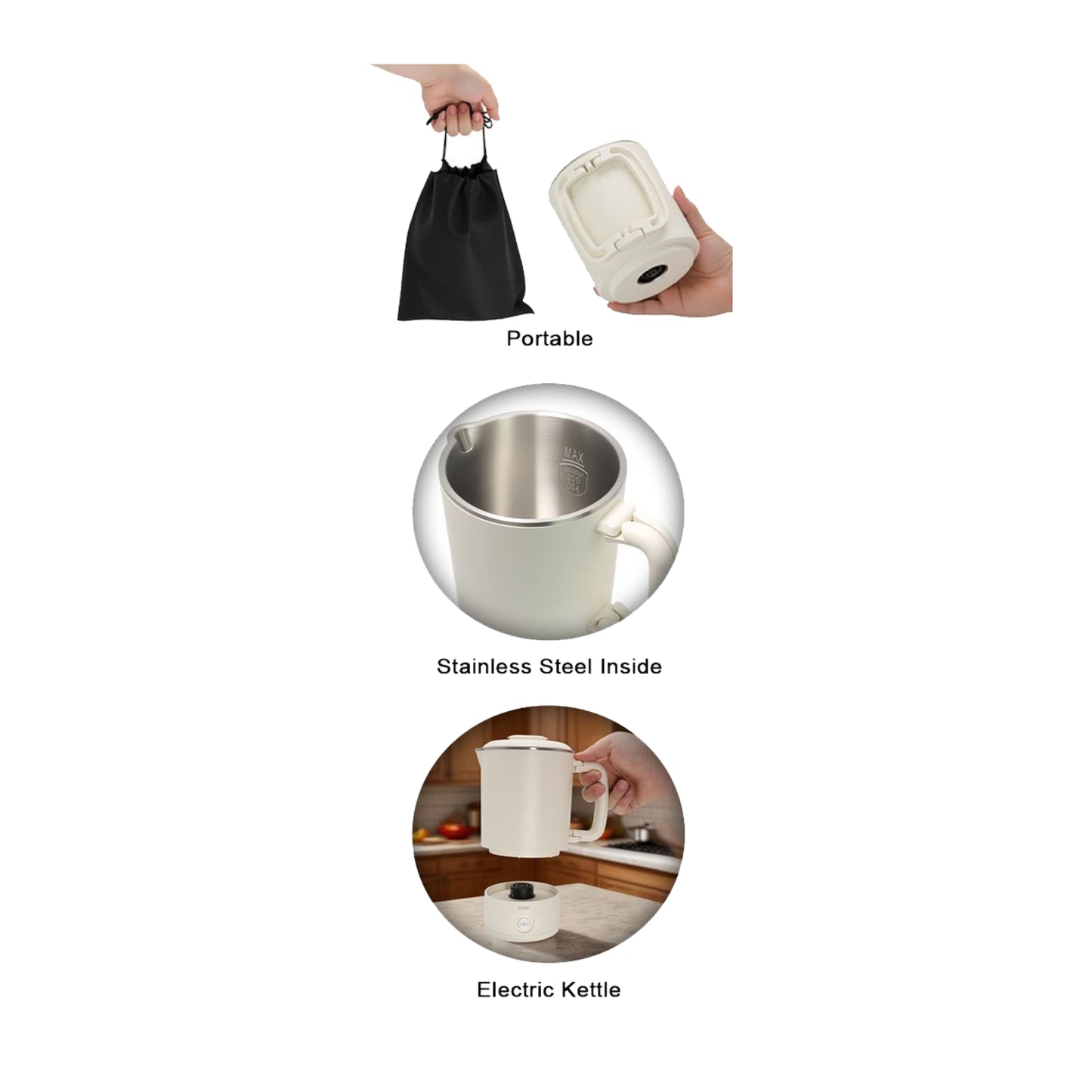 Rover Portable Electric Kettle & Cook Pot