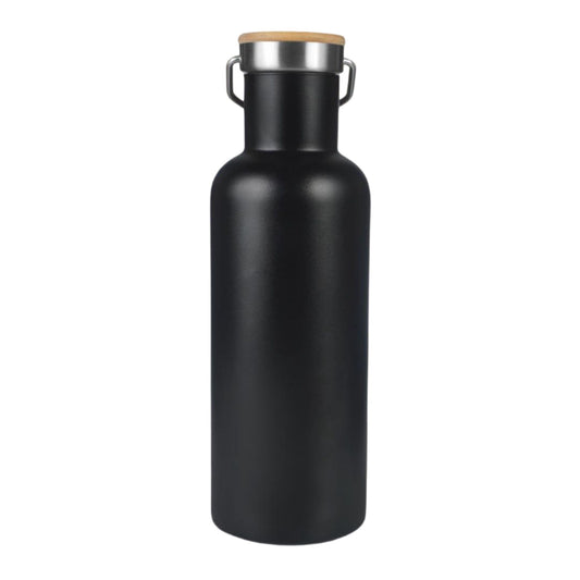 EcoVault 700: 700 ml vacuum flask with Bamboo lid