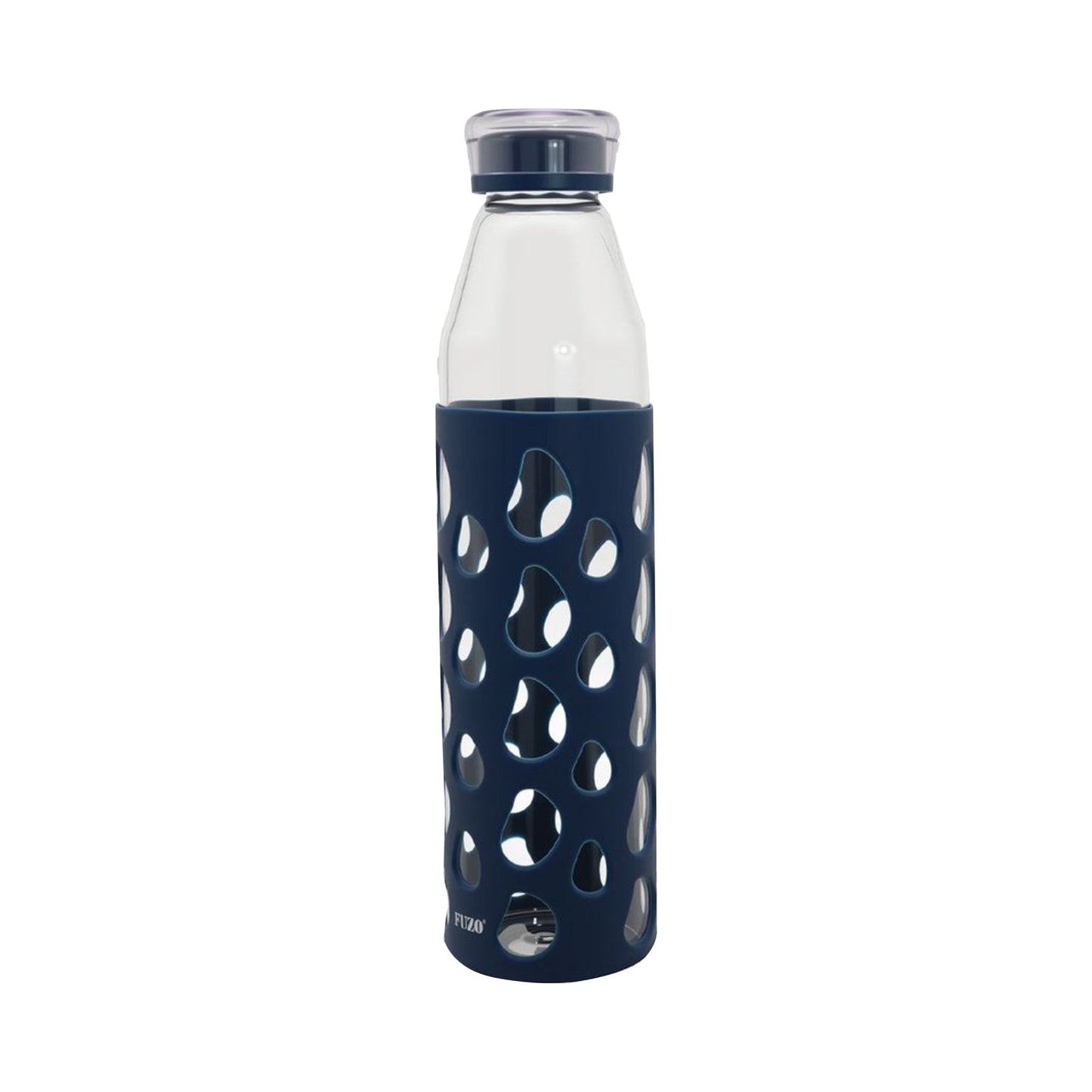 Bubble Borosilicate Glass Bottle with Silicone Sleeve