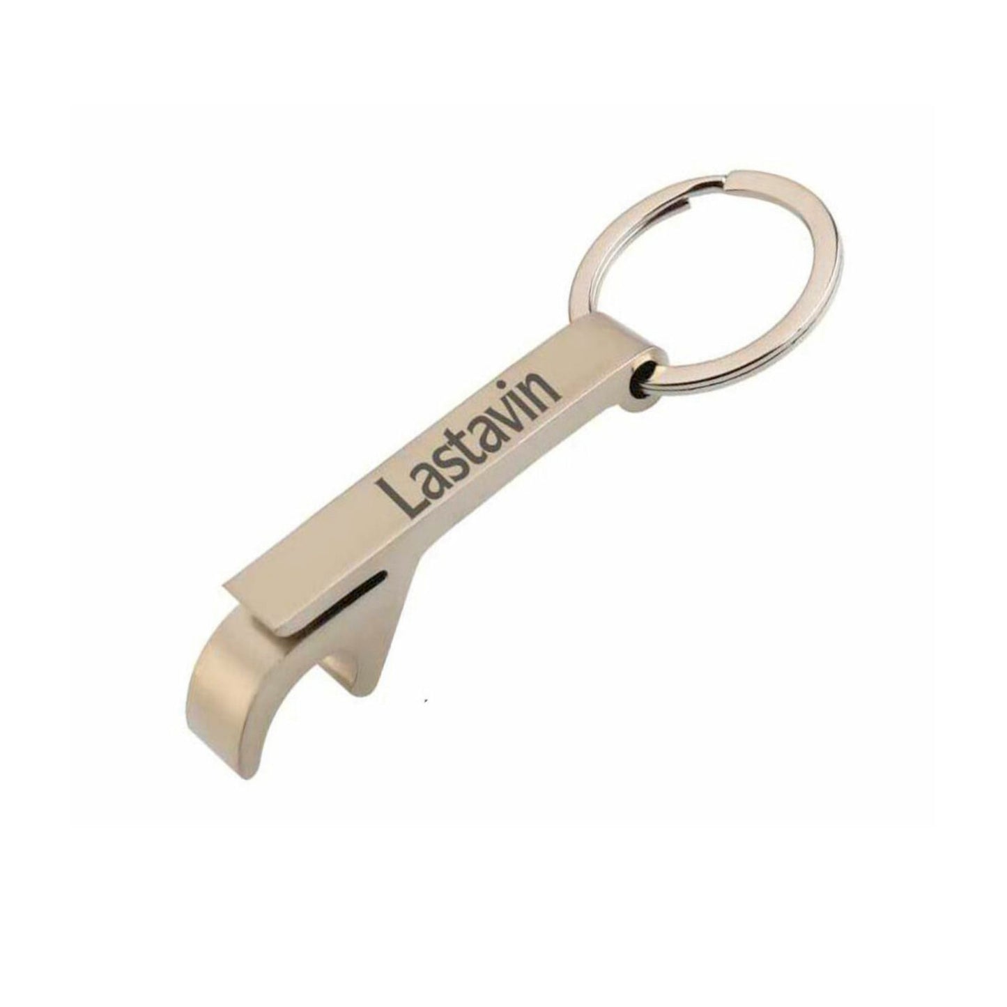 Slim Metal Opener Keychain