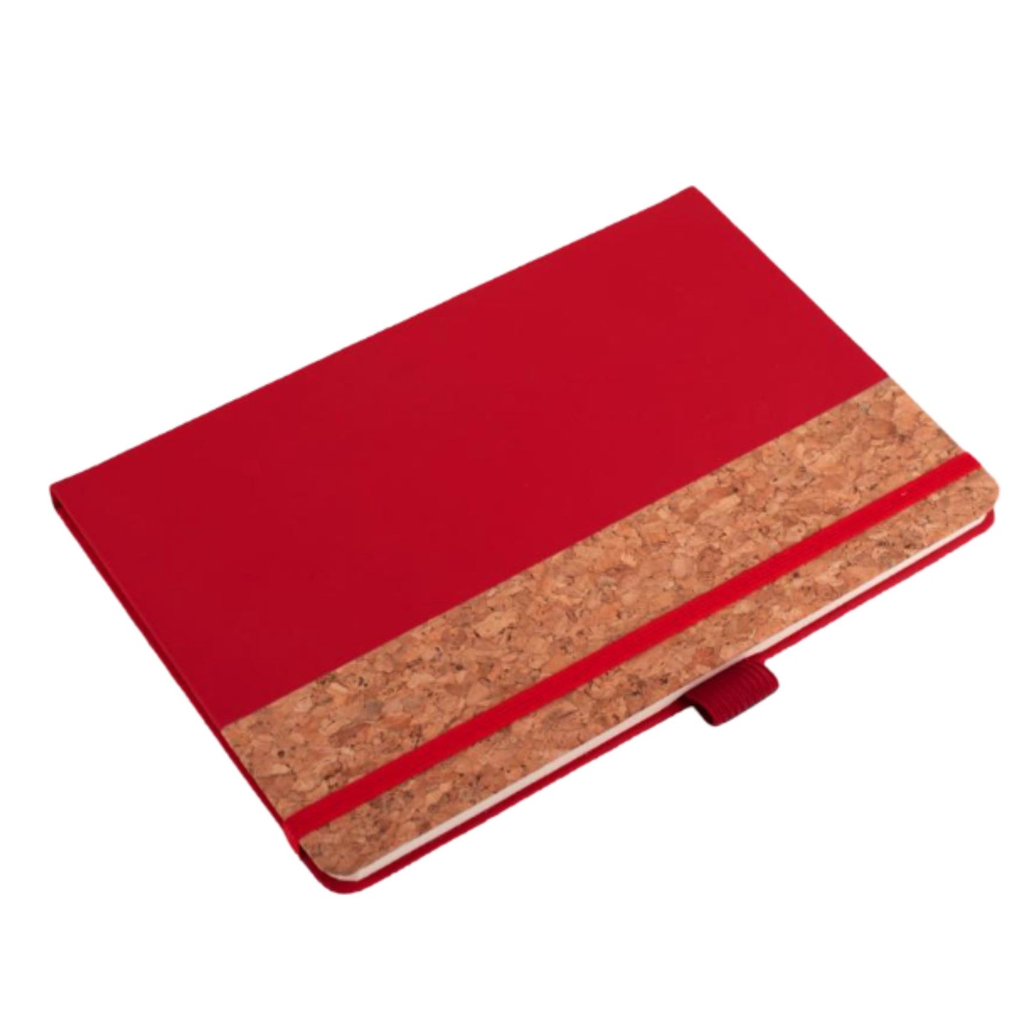 PU Cork Notebook with Elastic Fastener
