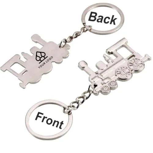 Elegant Train Keychain