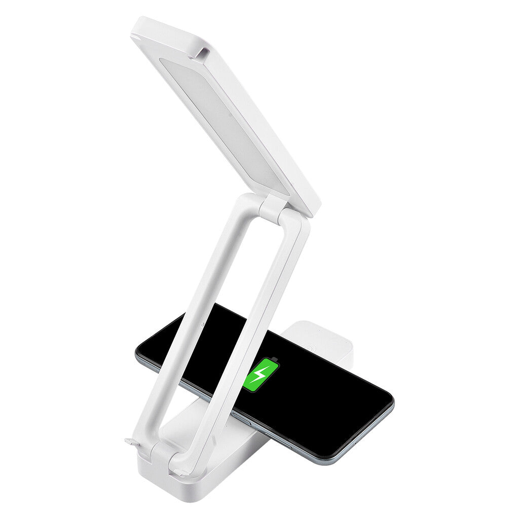 Lightfold Foldable LED Desk Lamp with Wireless Charger