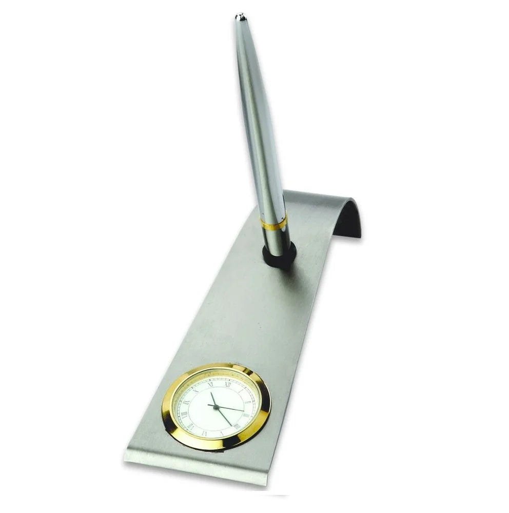 Premium Pen Stand With Clock