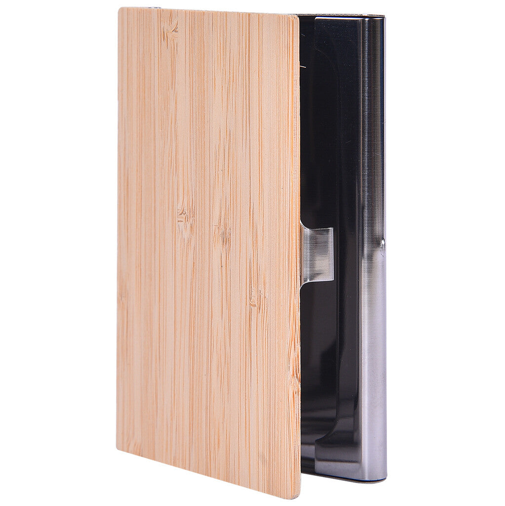 Bamboo Card Holder