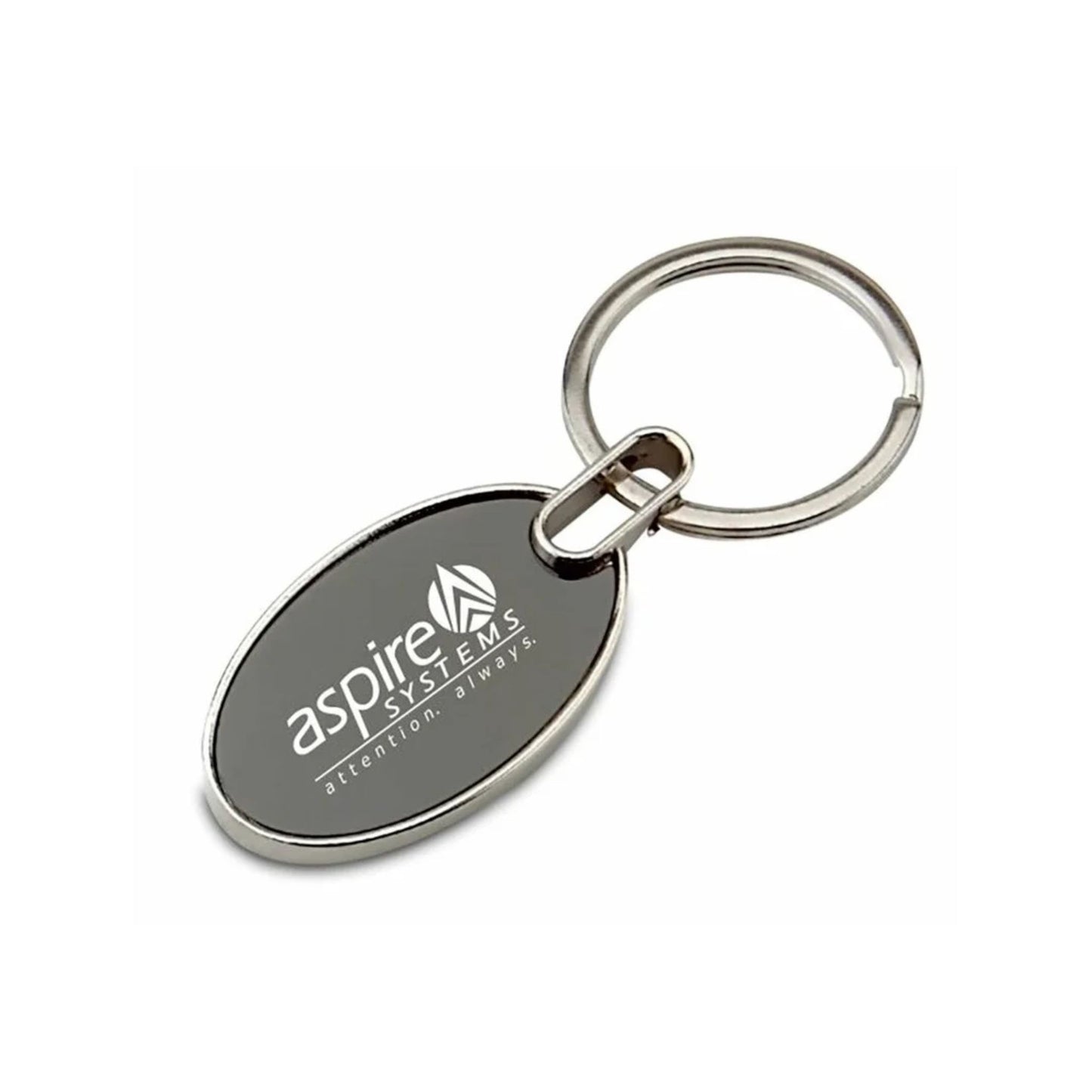 Silver Stainless Steel Premium Keychain