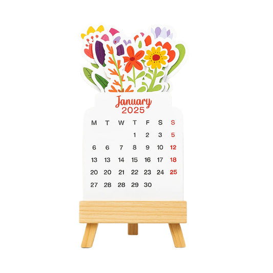 Floral Bouquet Calendar (Wood)