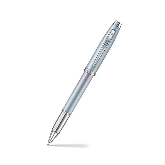 Sheaffer Expressions 100 9376 Blue And Pink Pearlised Gradient Rollerball Pen With Chrome-Plated Trims SKU:WP36089