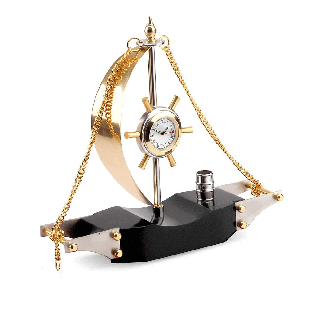 Ship Desktop with Clock & Pen Stand