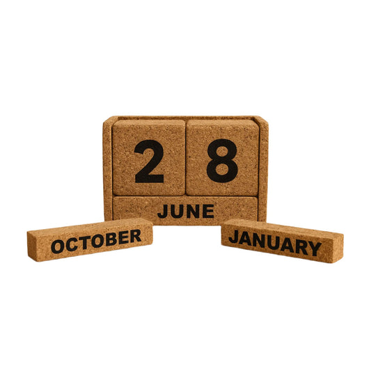 Cork Block Calendar