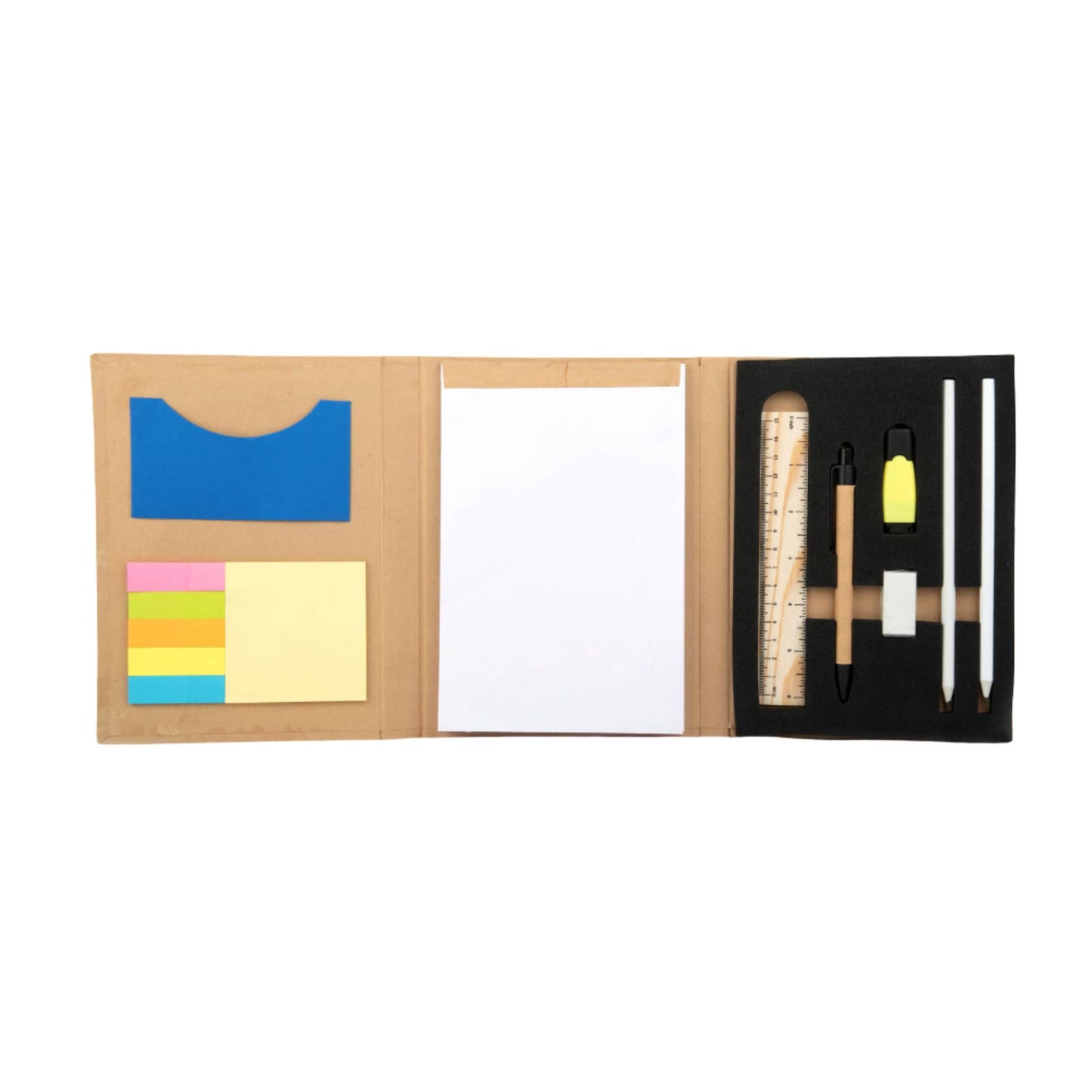 3 fold Eco Notebook with stationary set