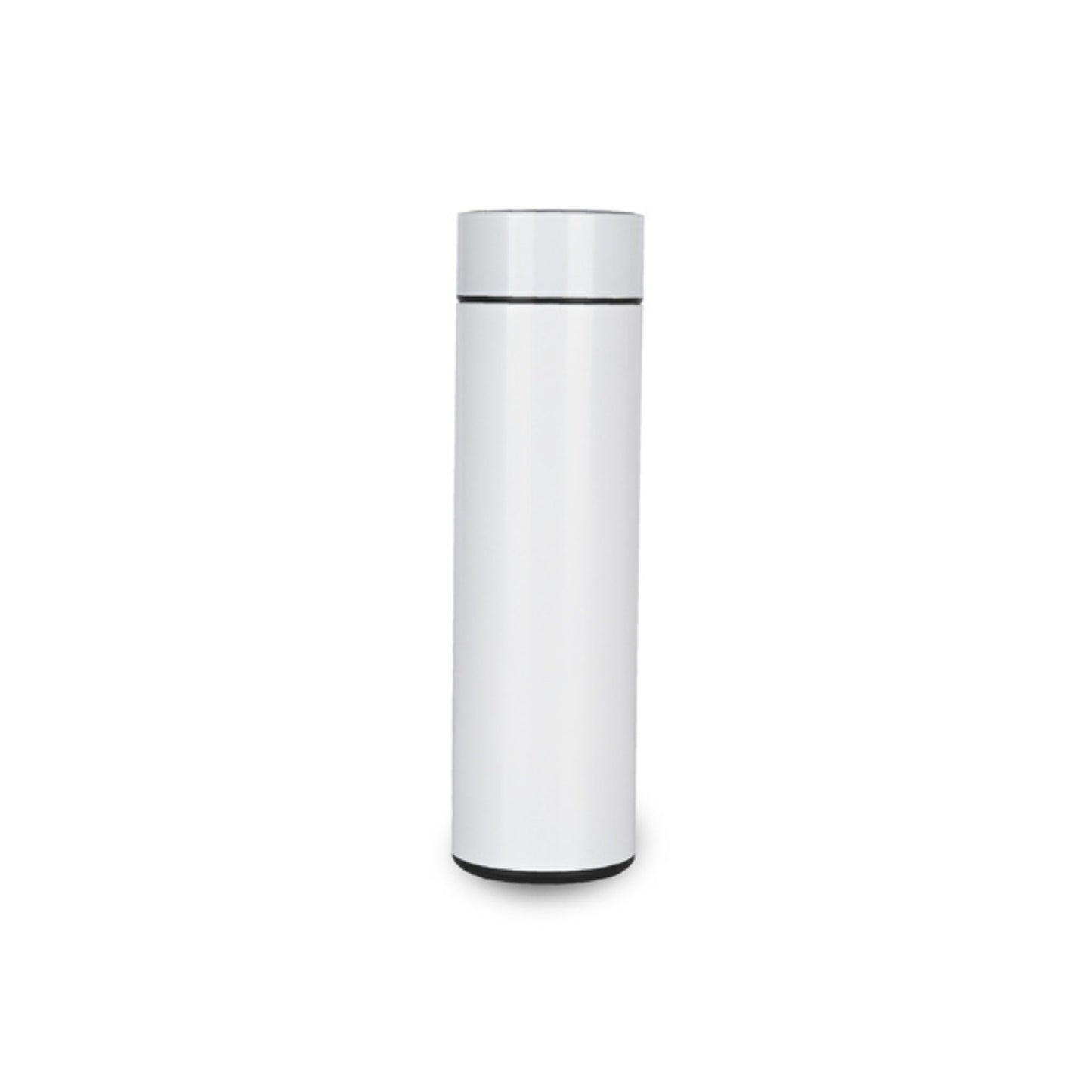500ml Matte Finished White Temperature Bottle
