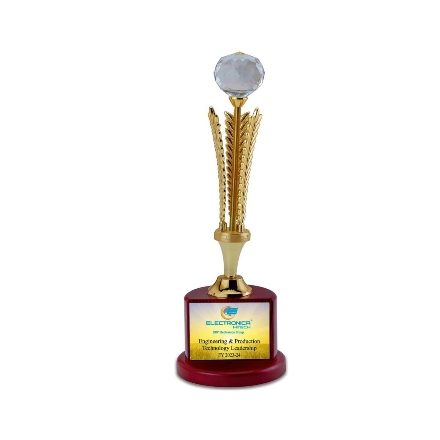Crystal Laurel Excellence Trophy