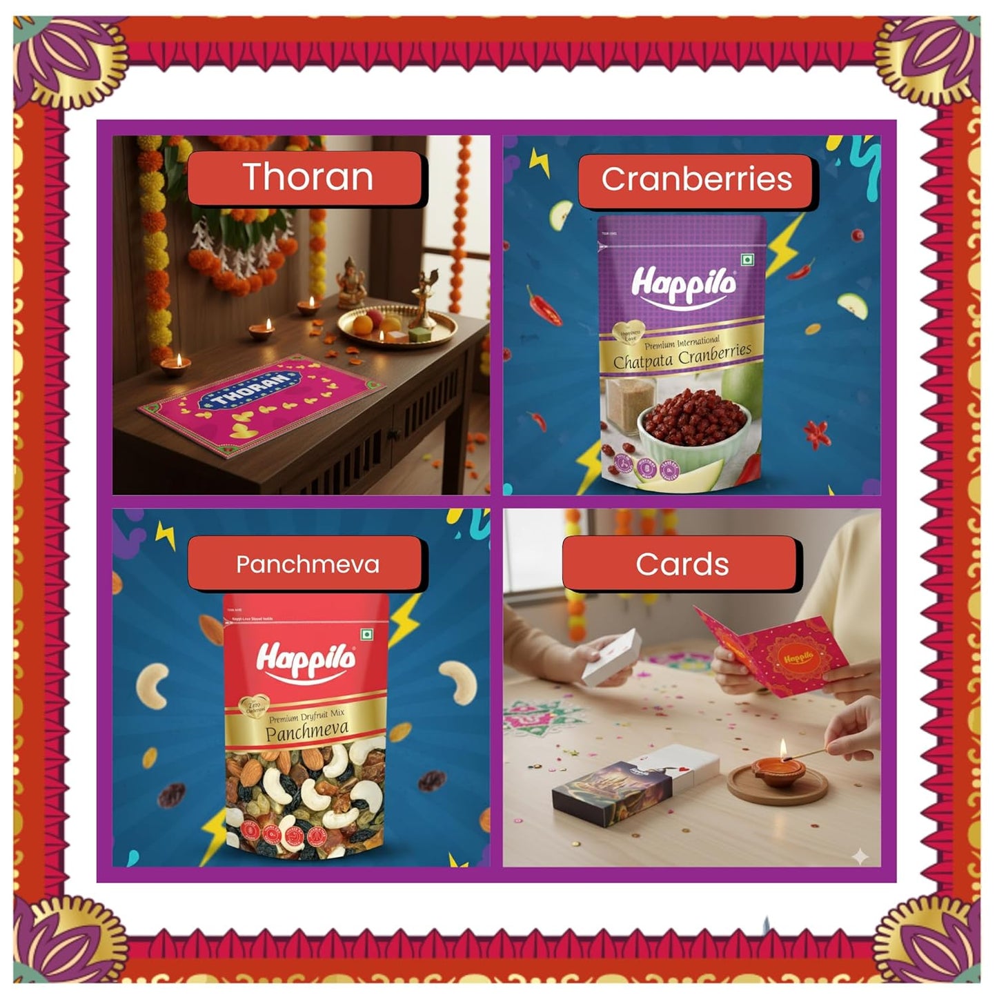 Happilo Tyohar 10 Inclusions Gift Box