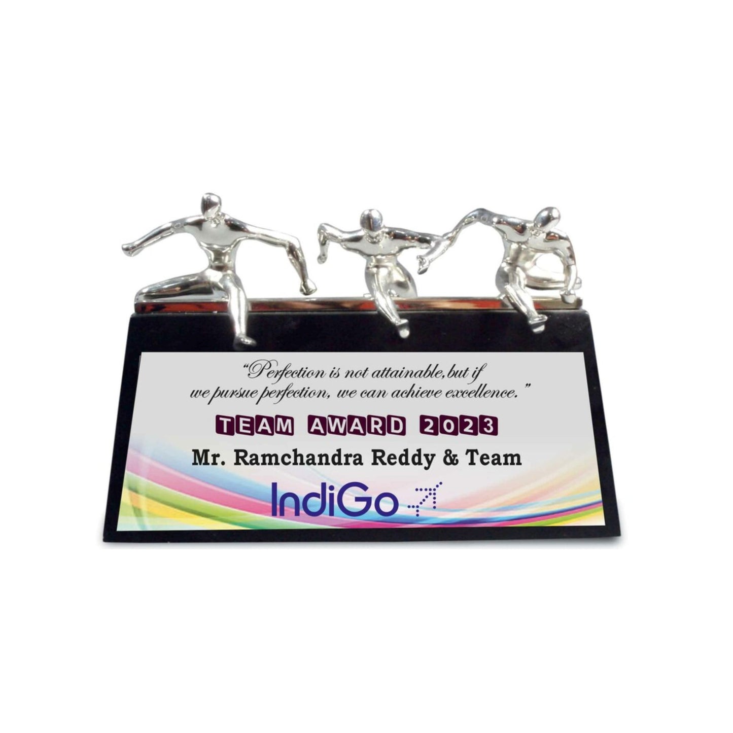 Inspirational Team Work Trophy, Signifying Achievers.