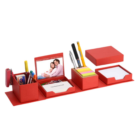 Transformer expandable cube: complete desk set
