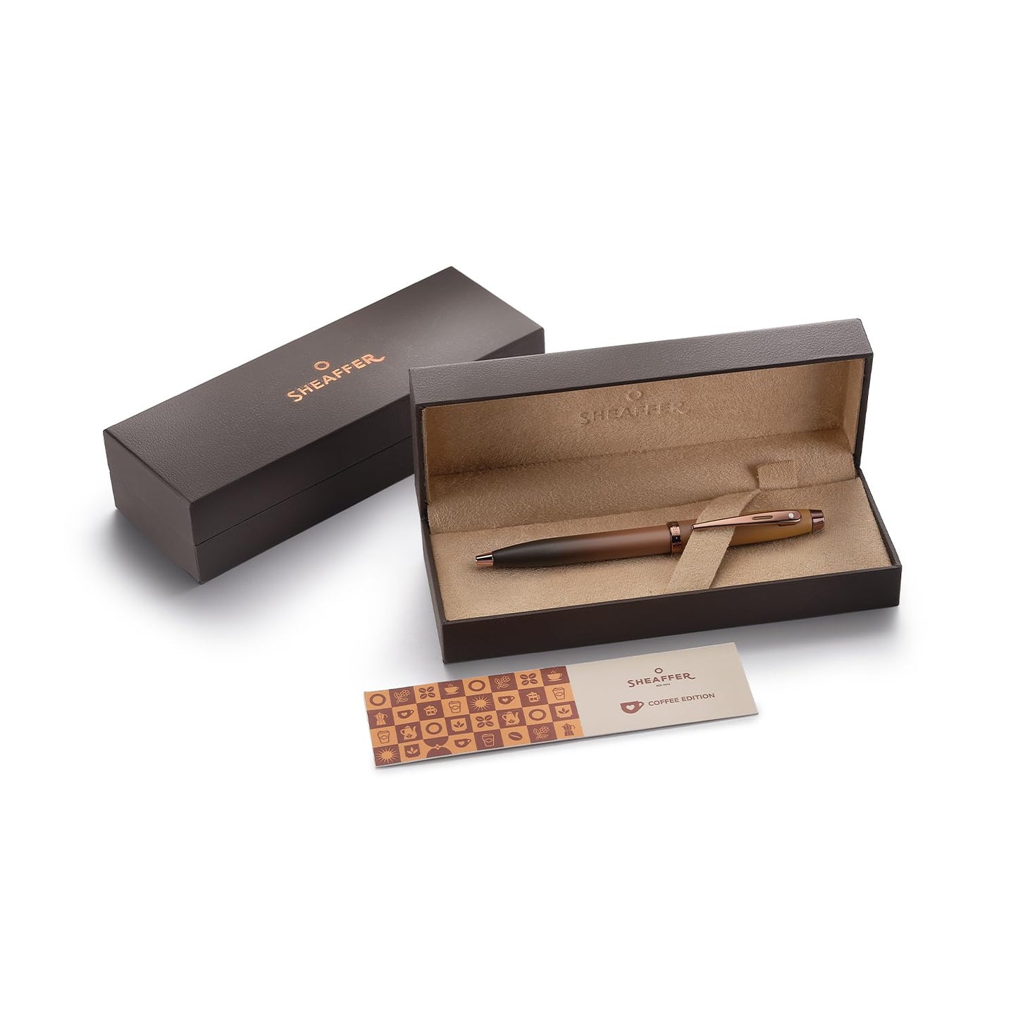 Sheaffer Gift 100 9374 | Coffee Edition with Regal Brown PVD Trims Ballpoint Pen