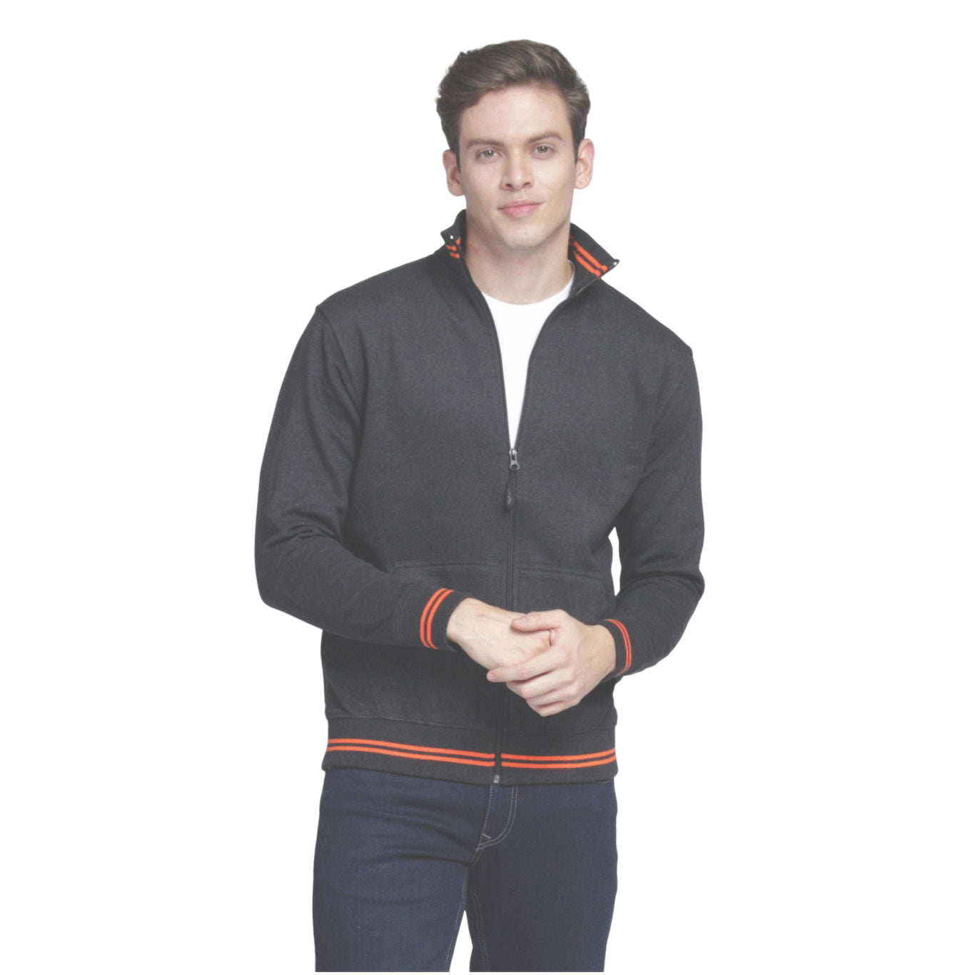 AWG High Neck Kangaroo Pocket Jackets
