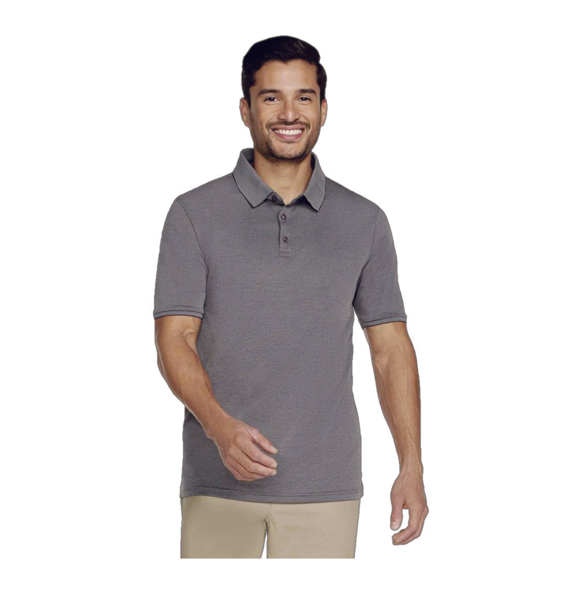 Skechers Plain Jacquard Collar Polo T-shirt