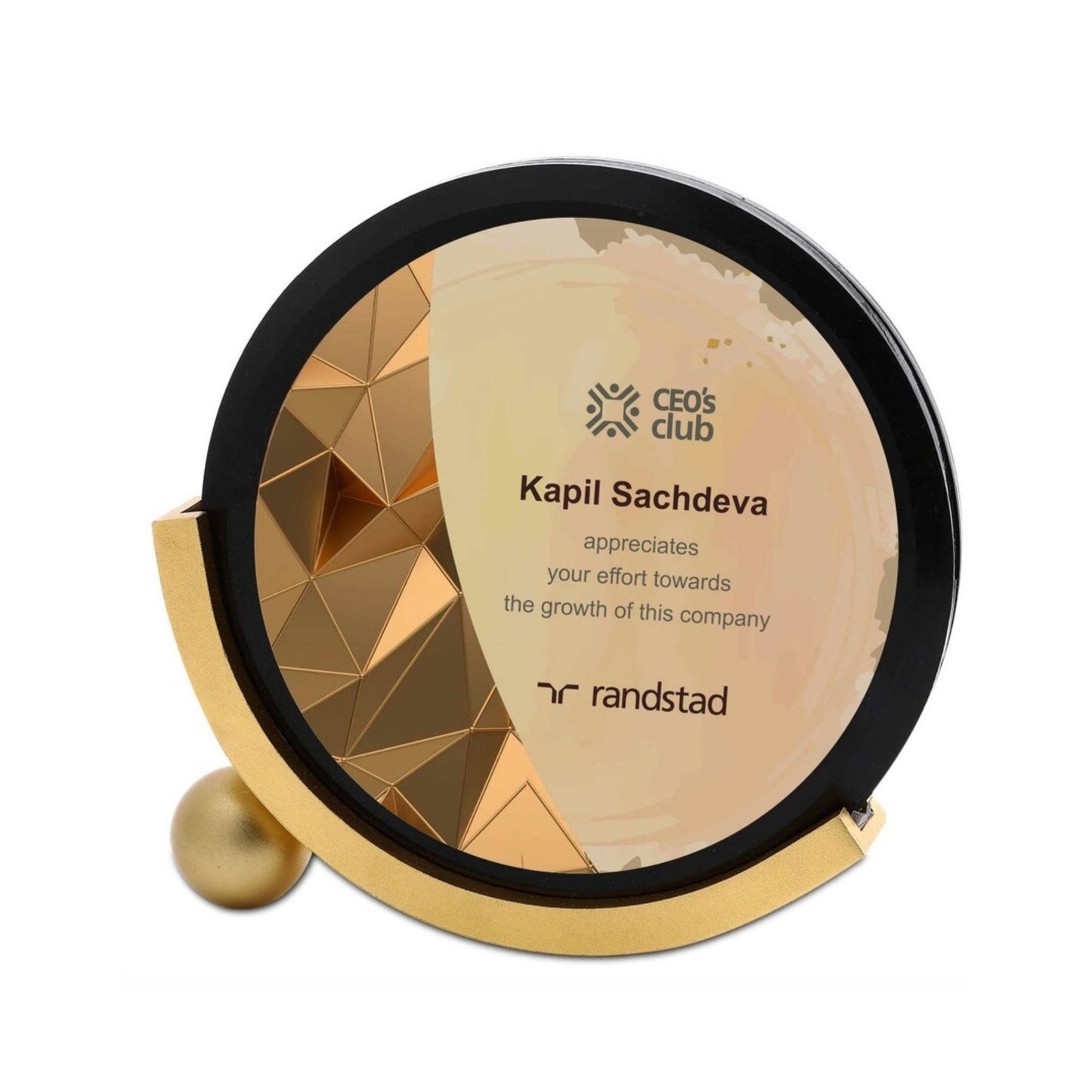 Modern Circle With Luxe Touch