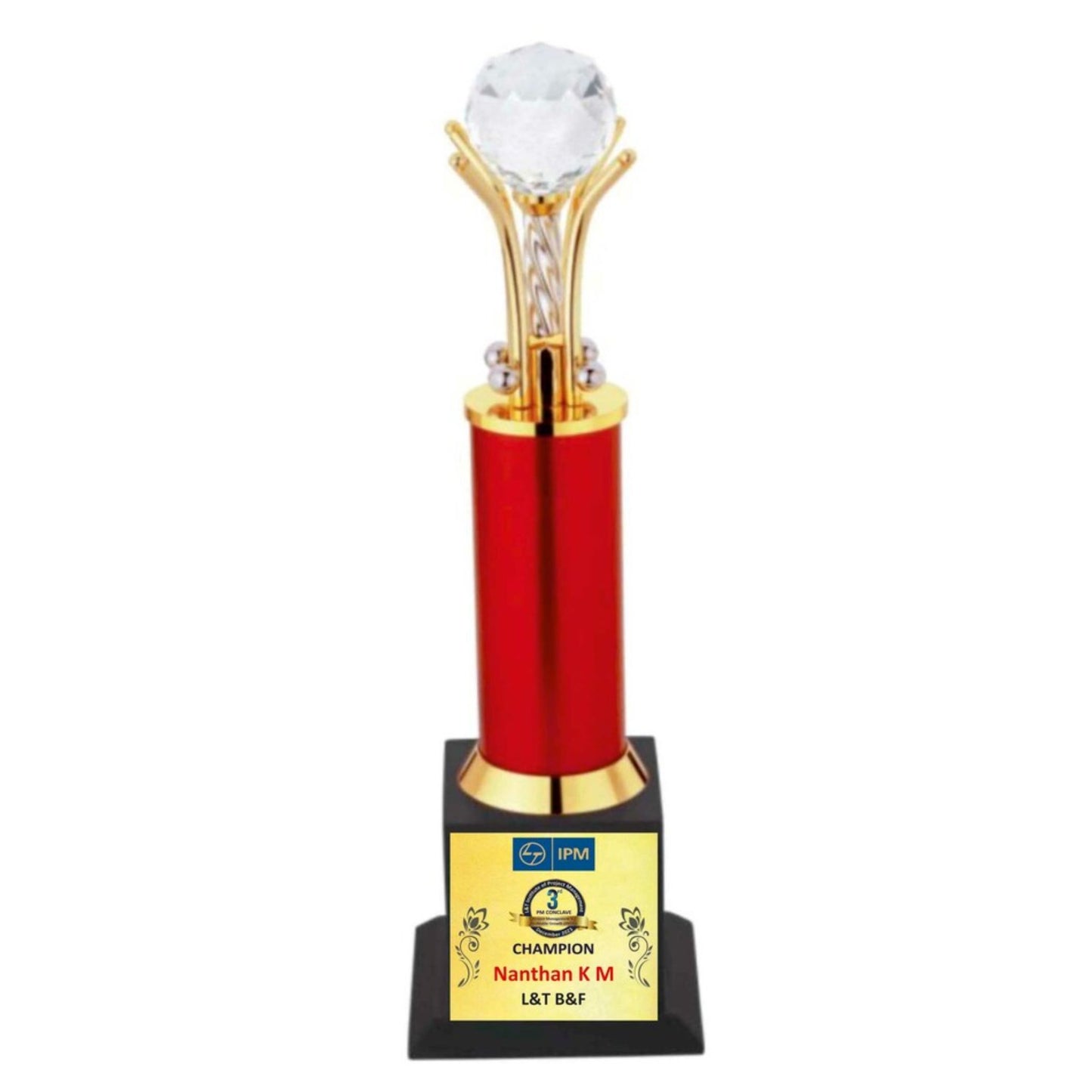 Crystal Torch Trophy