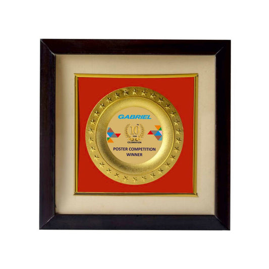 Golden Salver Wall Frame
