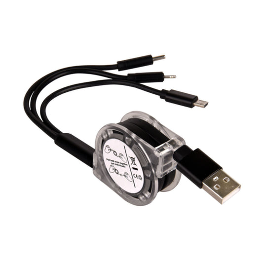 3 In 1 -yo-yo Charging Cable