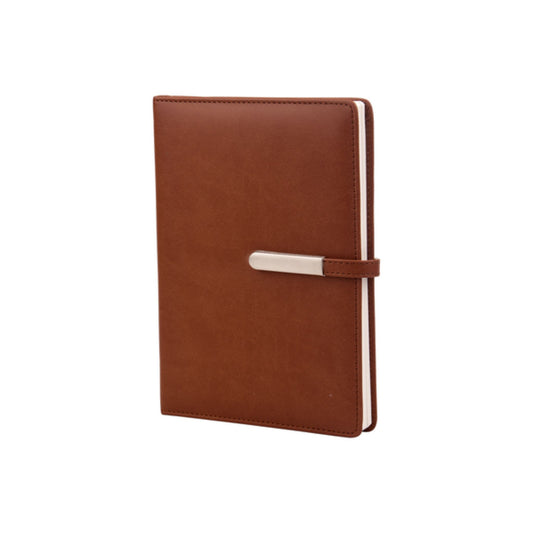Elegant A5 Tan Diary with Magnetic Closure