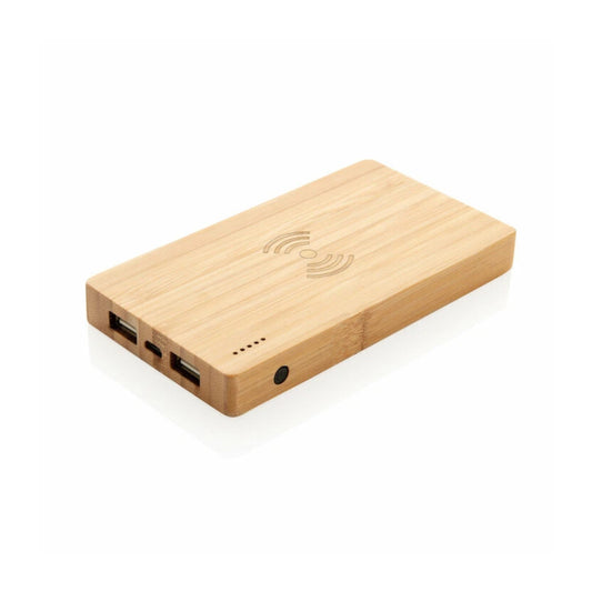 Aspen Qi Bamboo Power Bank
