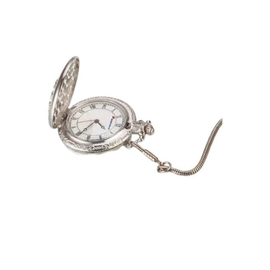 Silver Pocket Watch with Lid