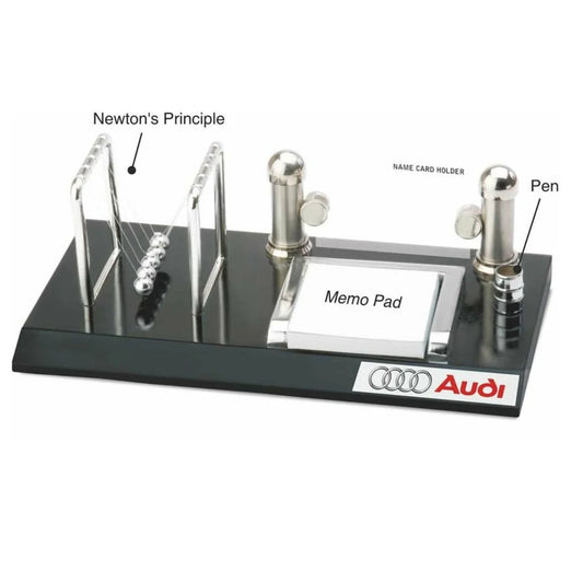 Newton's Principle With Pen Stand, Memo Pad & Name Card Holder