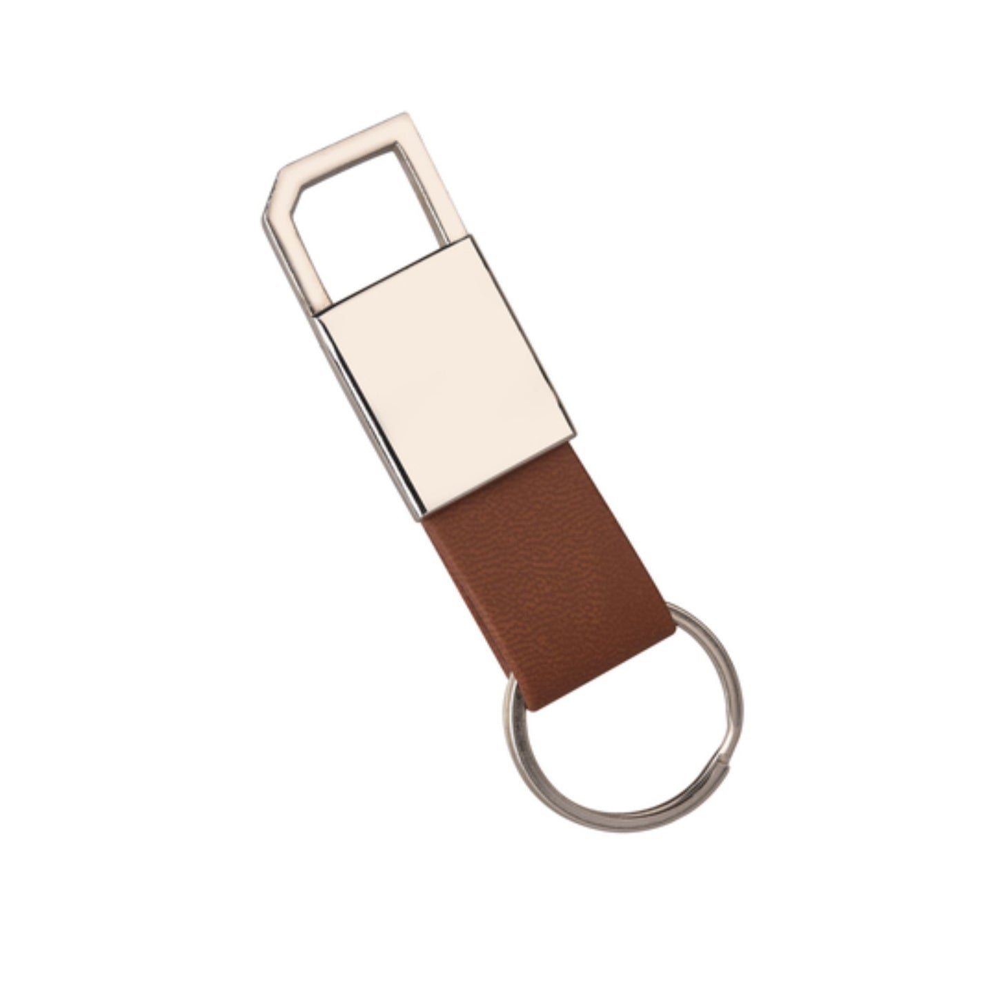 Mini Tan Leather Strap Metal