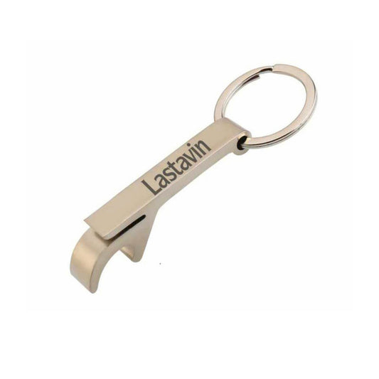 Slim Metal Opener Keychain