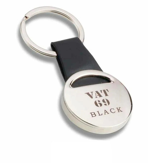 Silver Premium Leather Key chain