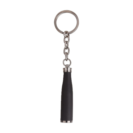 Elegant Black Finished Keychain