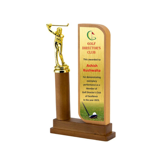 Golf Theme Recognition Trophy